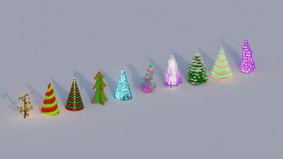 Christmas Trees Lineup